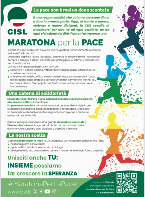 12 OTTOBRE 2025 - MARCIA DELLA PACE PERUGIA ASSISI